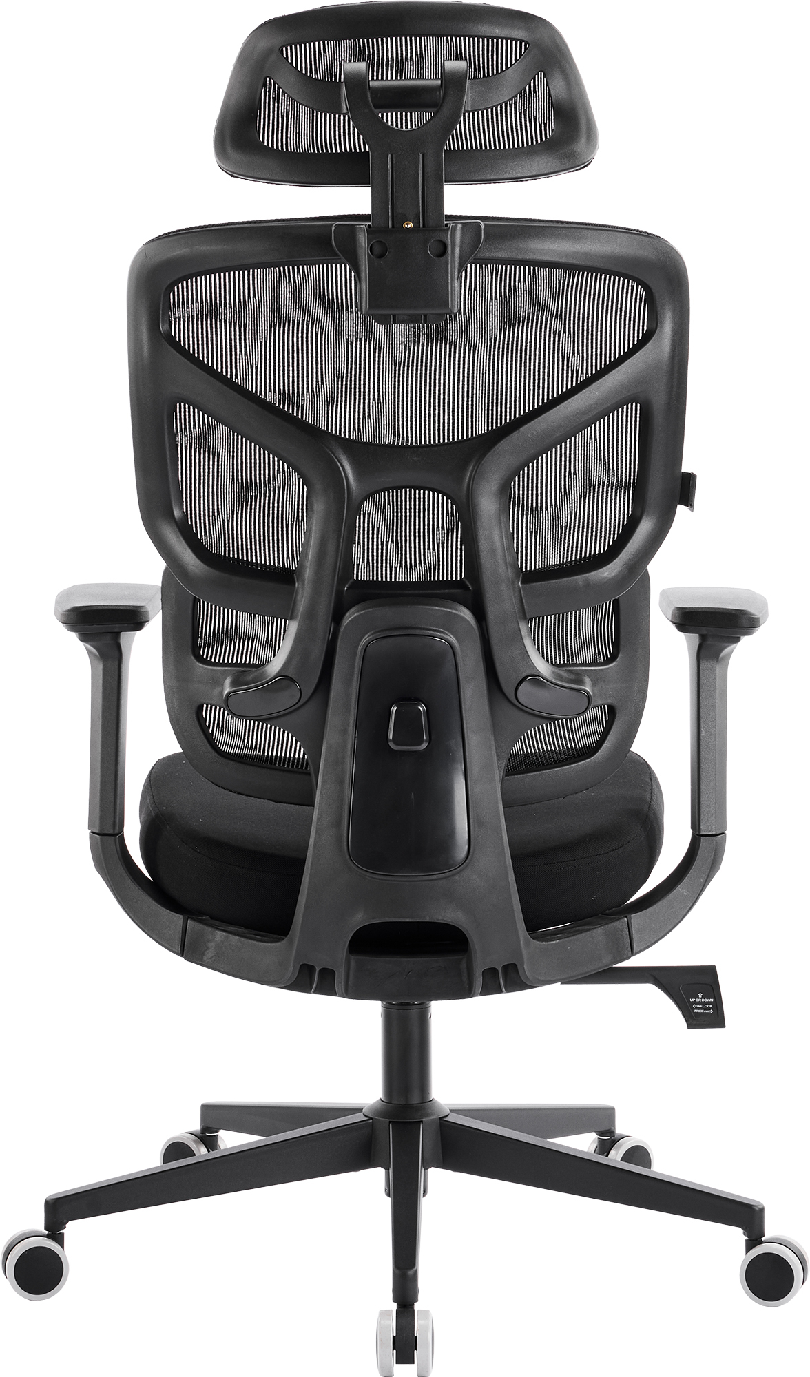 Эргономичное кресло Everprof Omega Black (Омега Блэк) Сетка Черный