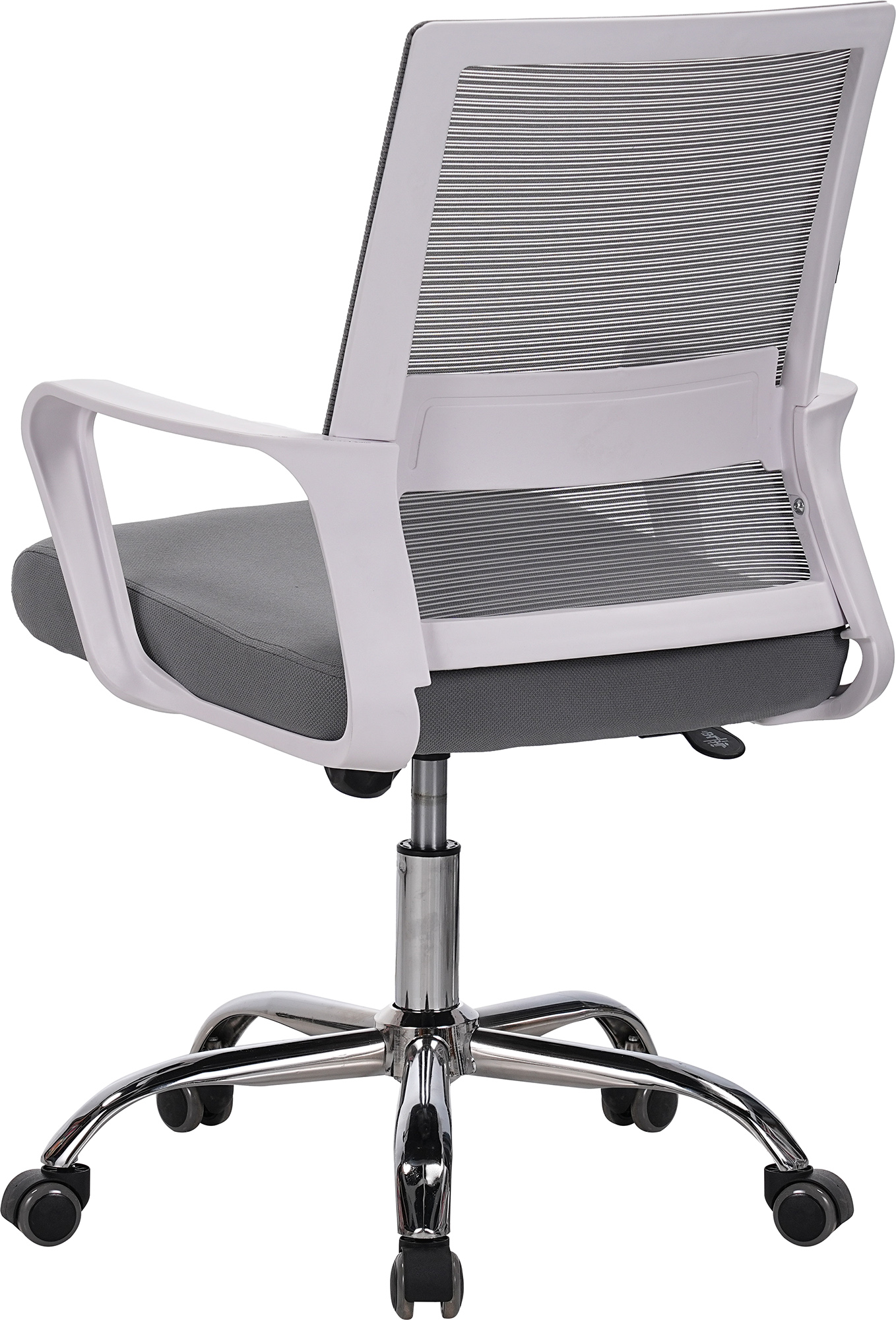 Кресло Everprof Simple White (Симпл Белый) Сетка Серый