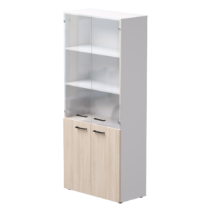 Шкаф комбинированный Everprof EVO (ЭВО) 800х383x1835 Белый/Дуб Соната