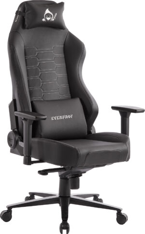 Геймерское кресло Everprof Blackshot (Блэкшот) Экокожа Черный